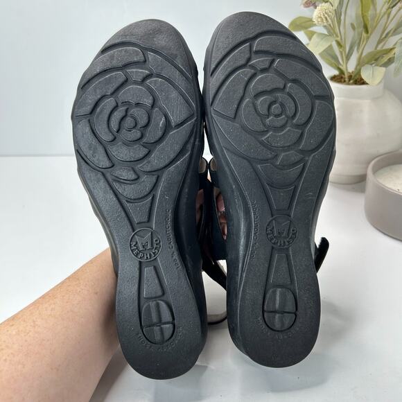 Mephisto Pamela Air Relax Nubuk Leather Comfort Sandals Black Women's EU 41/11 - Picture 8 of 12